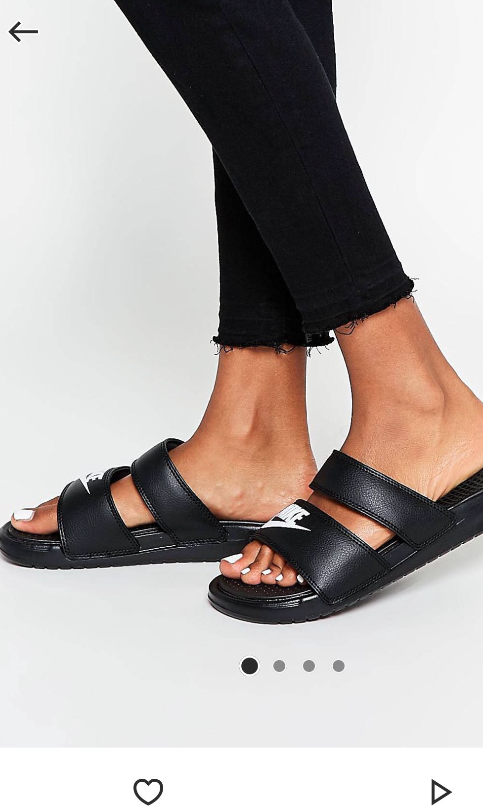 Nike Benassi Duo Flats Sandals, Women's 