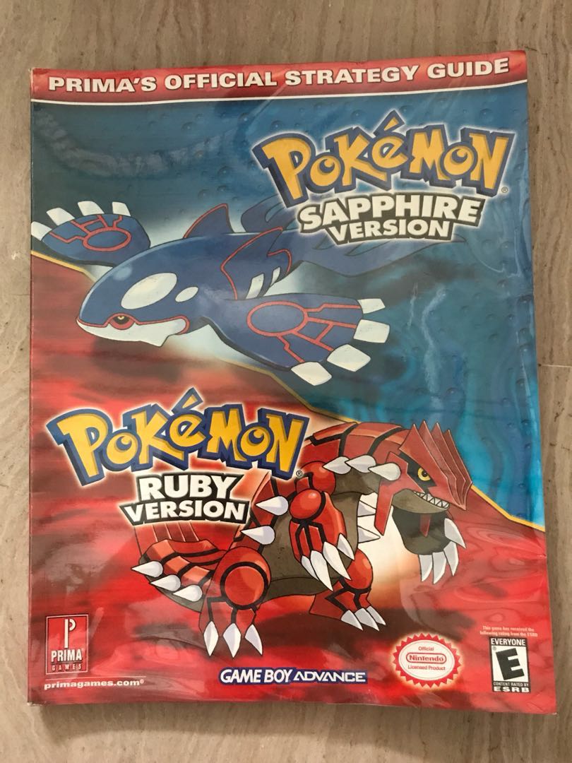 Pokemon Ruby Sapphire Official Strategy Guide Prima Games