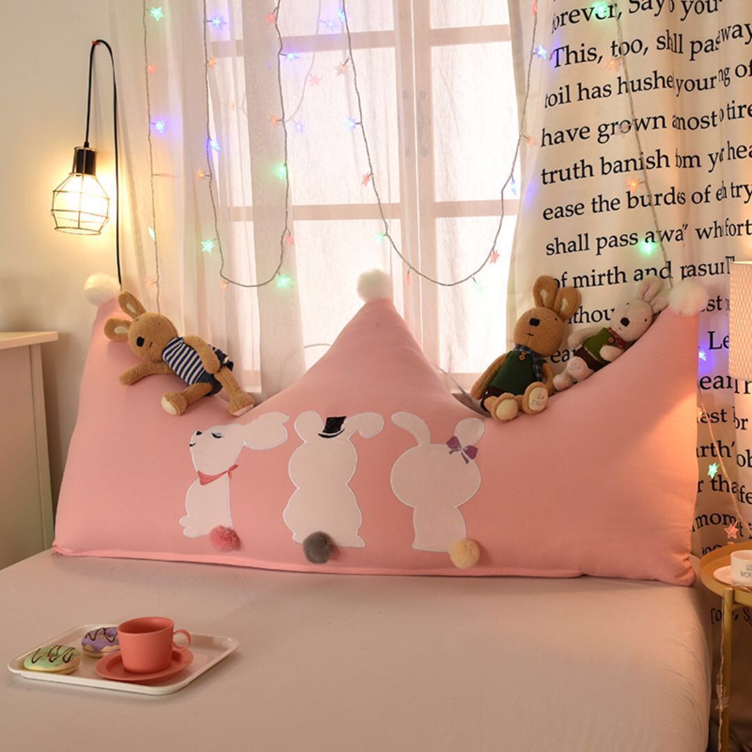 Crown shaped shop headboard