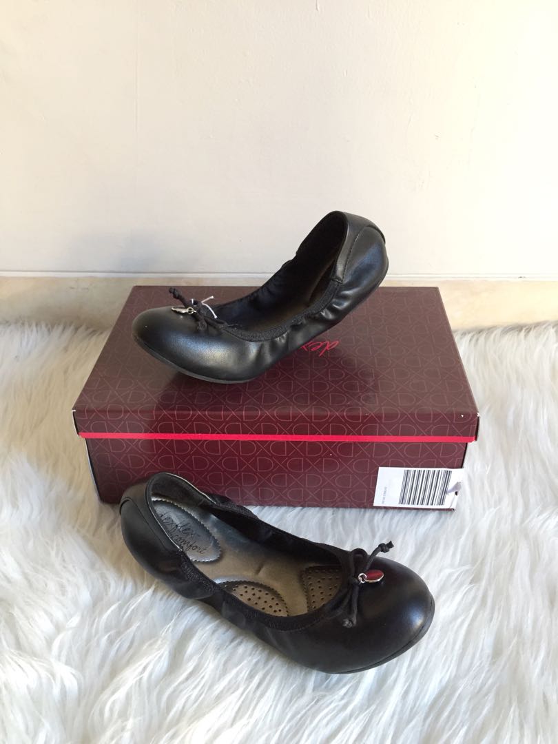 Size 41 Payless Dexflex Comfort Claire Ballet Shoes Black