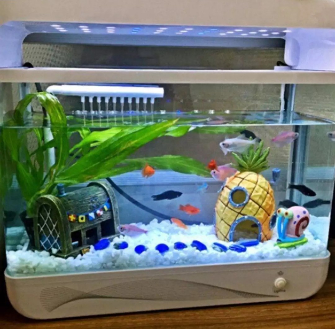 Spongebob Krusty Krab Aquarium Decoration (PREORDER), Pet Supplies, For