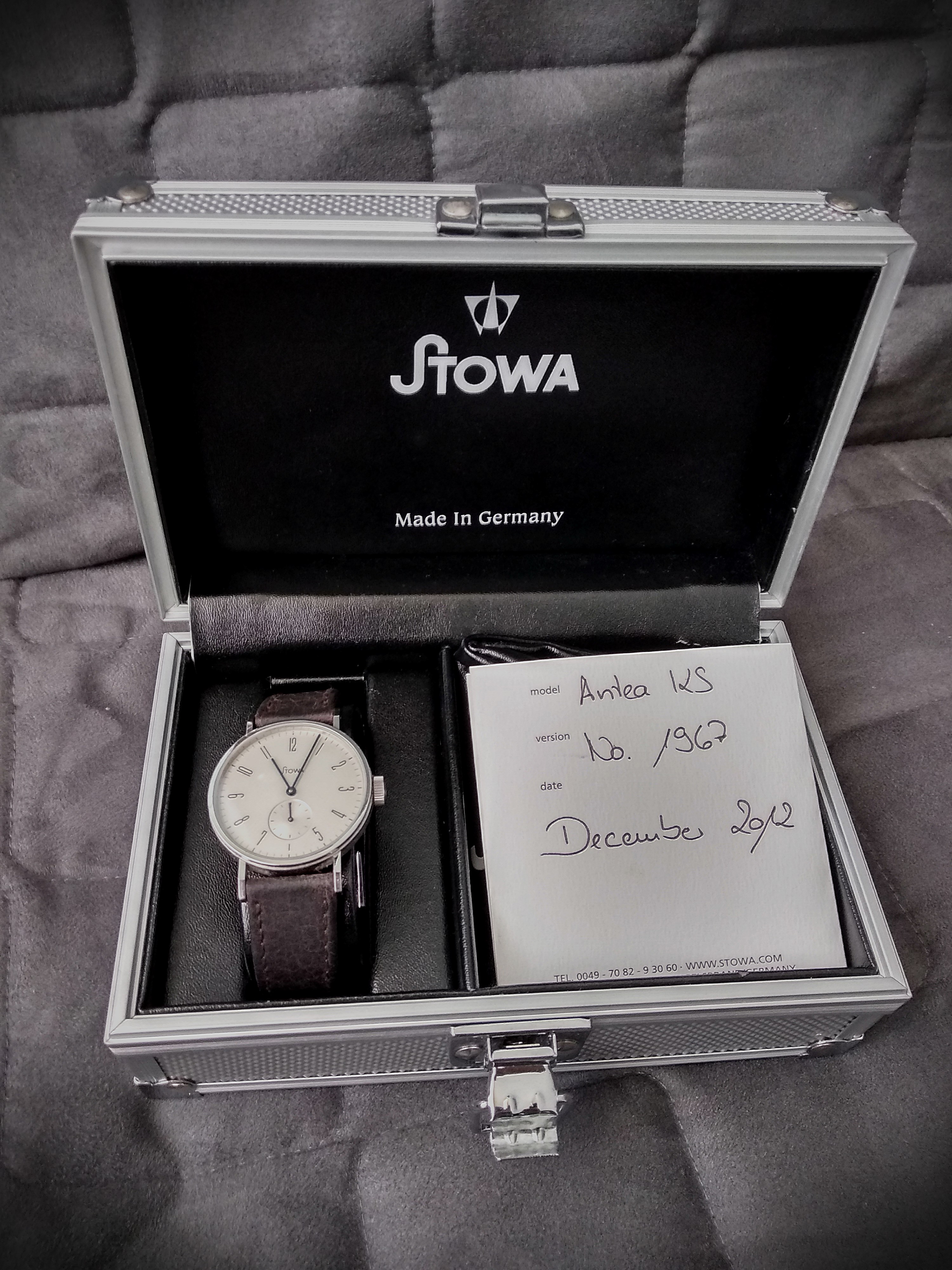 Stowa Antea Klassik KS 35.5mm Luxury Watches on Carousell