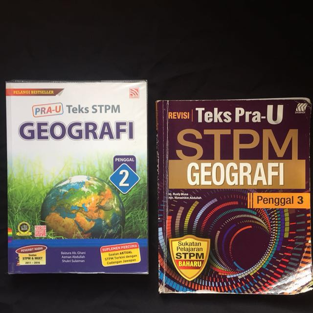 Stpm Geografi Penggal 2 Textbooks On Carousell