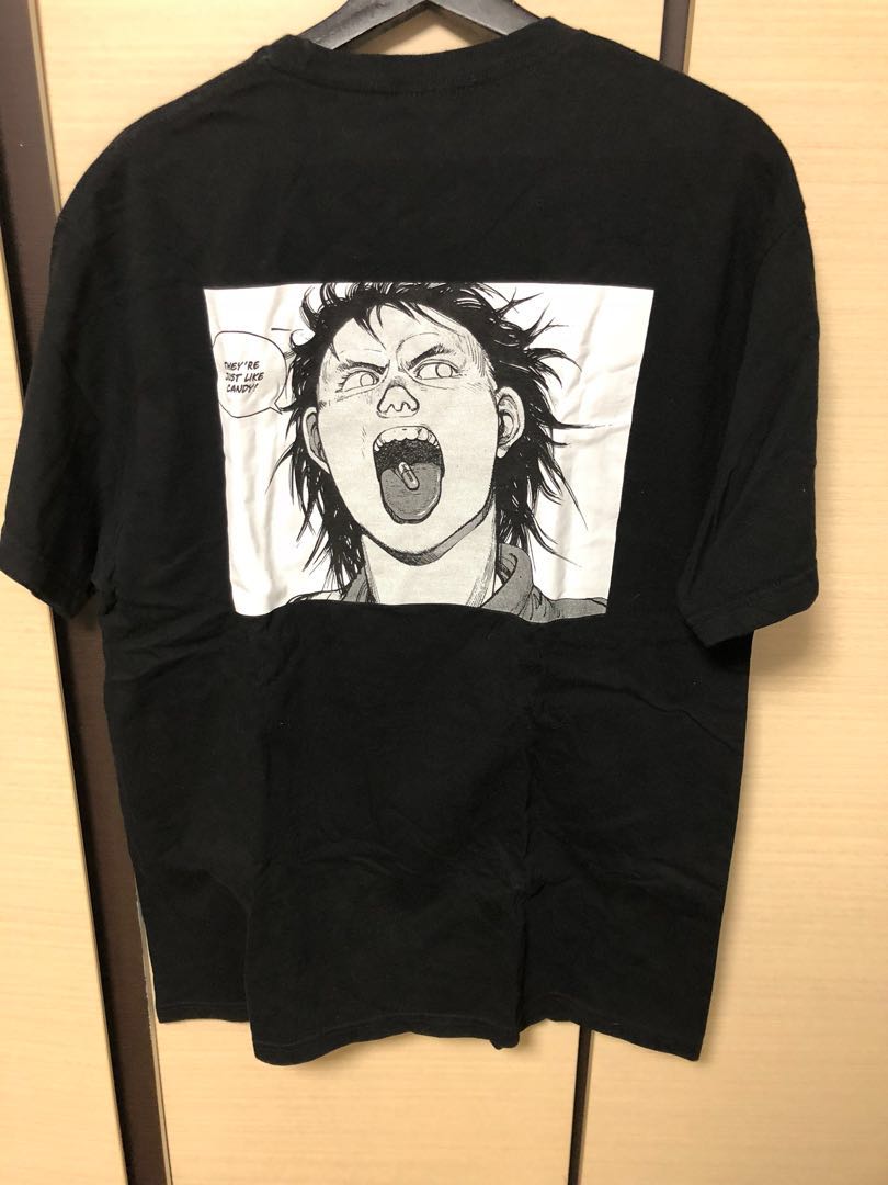 Supreme Akira black pill tee Men s Fashion Tops Sets Tshirts Polo Shirts on Carousell