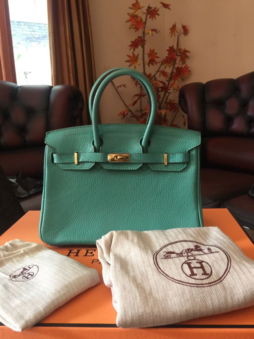 Tas hermes birkin 25 lagoon