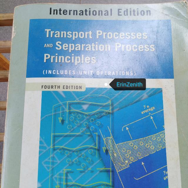 Transport Processes And Separation Process Principles Books - 