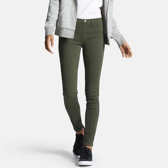 Army green best sale jeggings womens