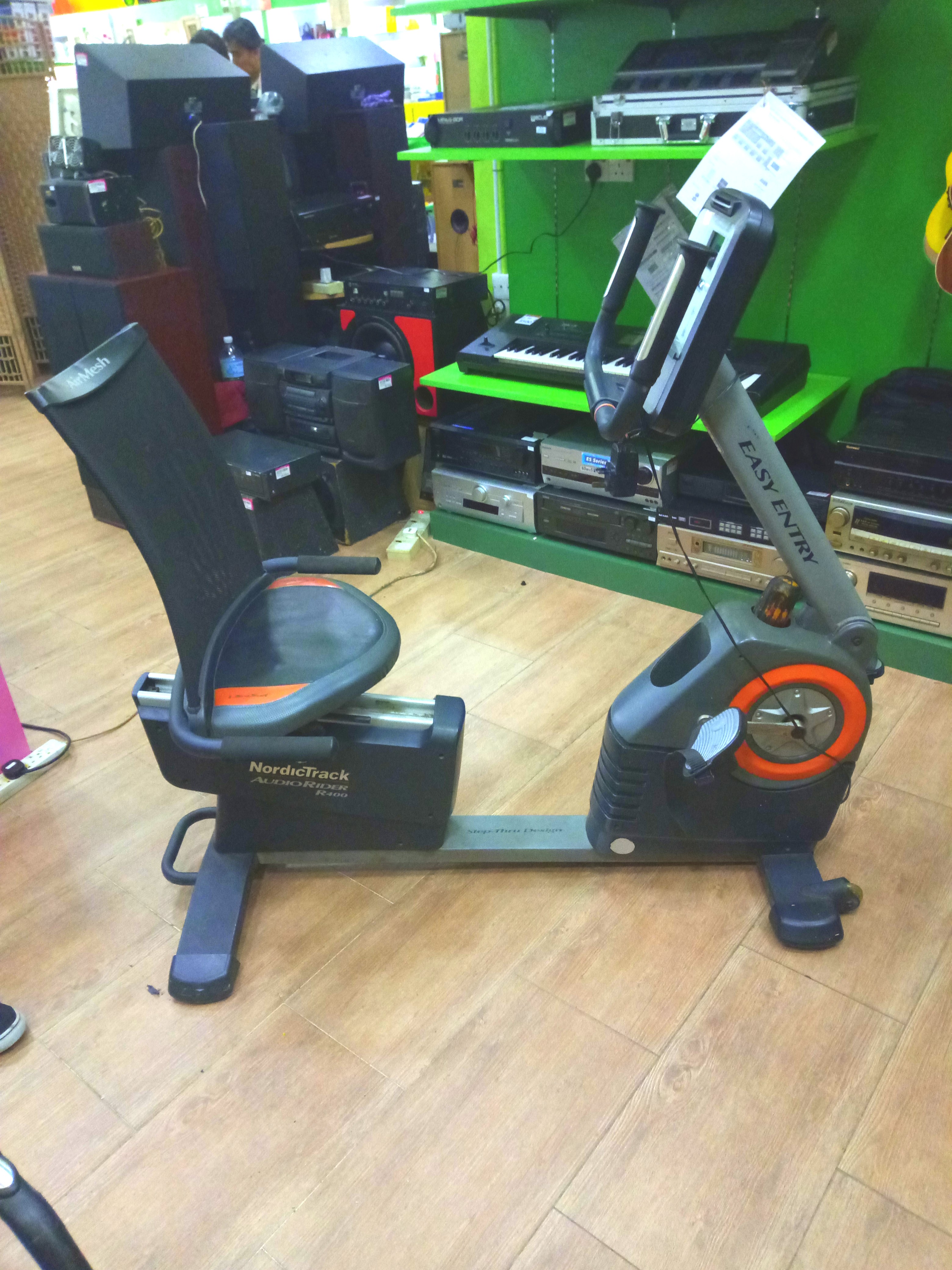 Used NORDICTRACK AUDIORIDER R400 Recumbent Exercise Cycle Sports