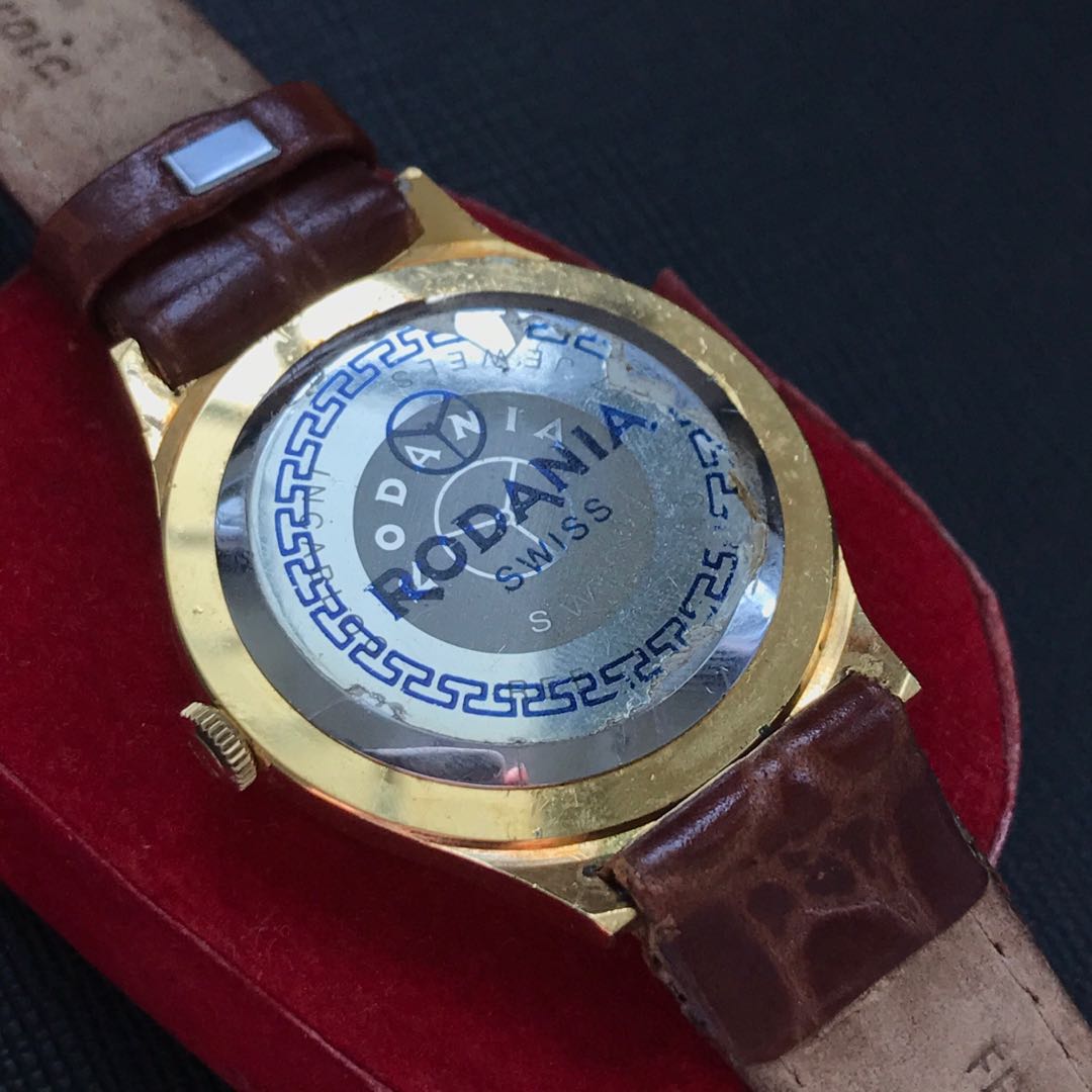 Vintage Rodania Crystal Watch Hobbies Toys Memorabilia Collectibles Vintage Collectibles on Carousell