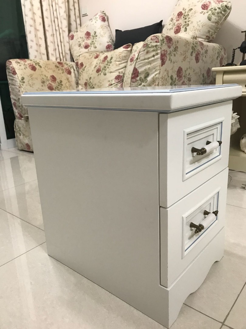 Vintage Style Bedside Table, Furniture & Home Living, Furniture, Tables