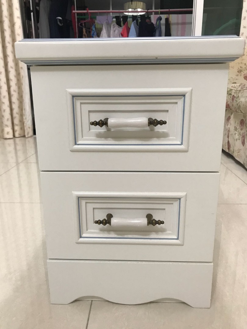 Vintage Style Bedside Table, Furniture & Home Living, Furniture, Tables