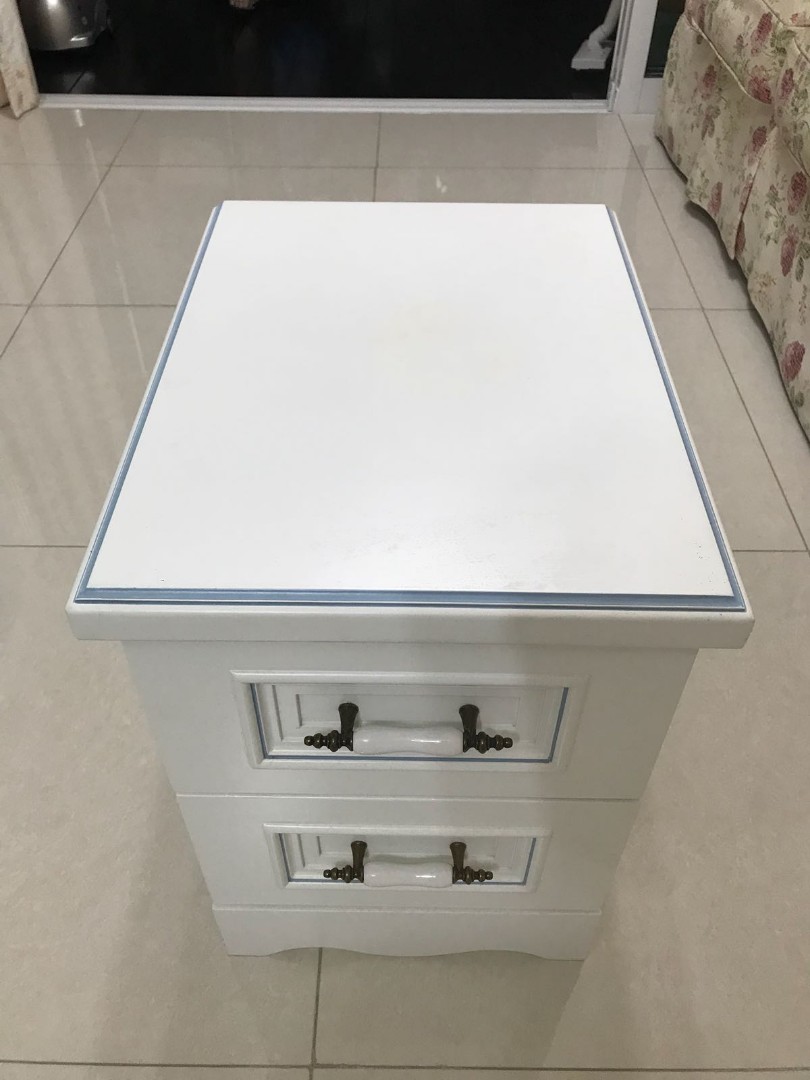 Vintage Style Bedside Table, Furniture & Home Living, Furniture, Tables