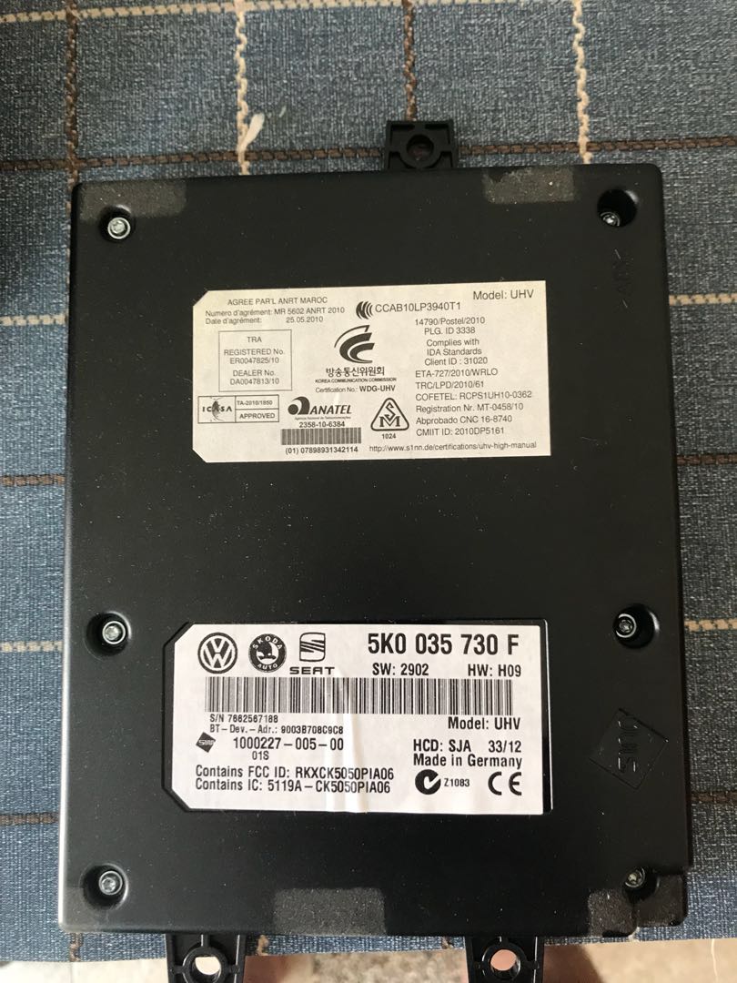 Volkswagen Bluetooth Module, Car Accessories, Electronics & Lights on ...