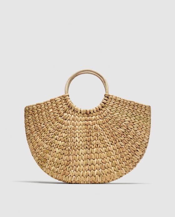 Zara Sold Out Straw Bag Women S Fashion Bags Wallets Handbags On Carousell