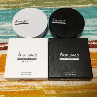 April Skin Magic Snow Cushion (black/white)