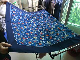 日本九州有田源右衛門窯產菊枱布 Japan chrysanthemum patterned table cloth