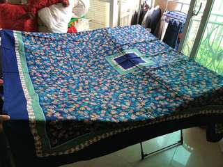 日本九州有田源右衛門窯產菊絵枱布 Japan chrysanthemum patterned table cloth