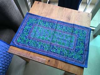 日本九州有田源右衛門窯產藍綠枱布 Arita gen-emon kiln blue green table cloth