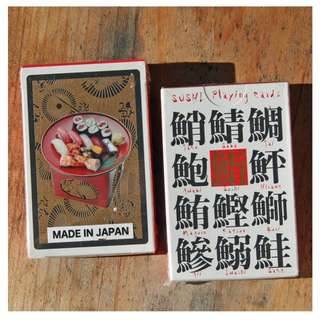 Sushi Playing Cards