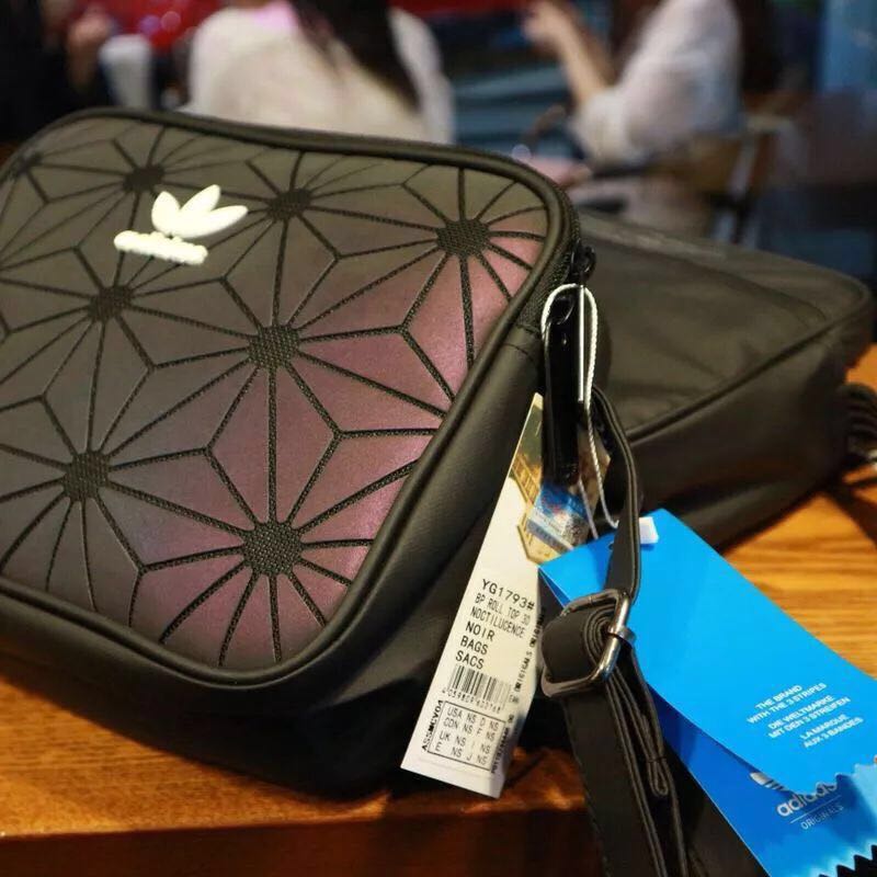 Adidas Originals x Issey Miyake 3D Mesh bag mini airliner, Luxury, Bags ...