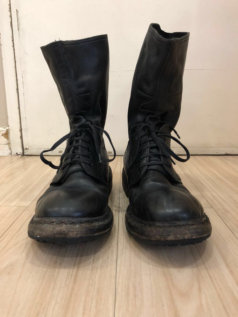 burberry combat boots