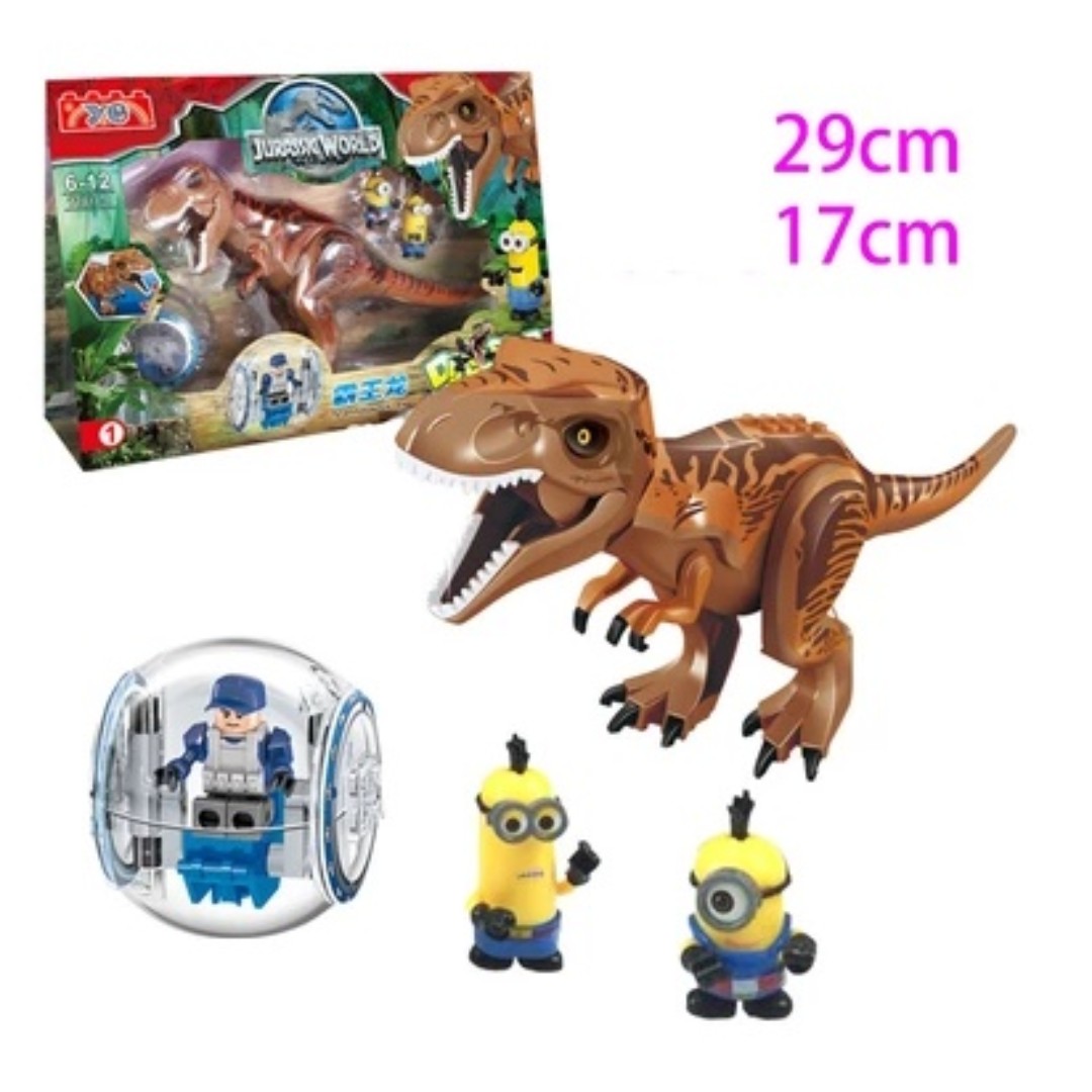 Brand New 1 Set Only T Rex Indominus Rex Dino Dinosaur Jurassic Park Work Compatibe With Lego Babies Kids Toys Walkers On Carousell