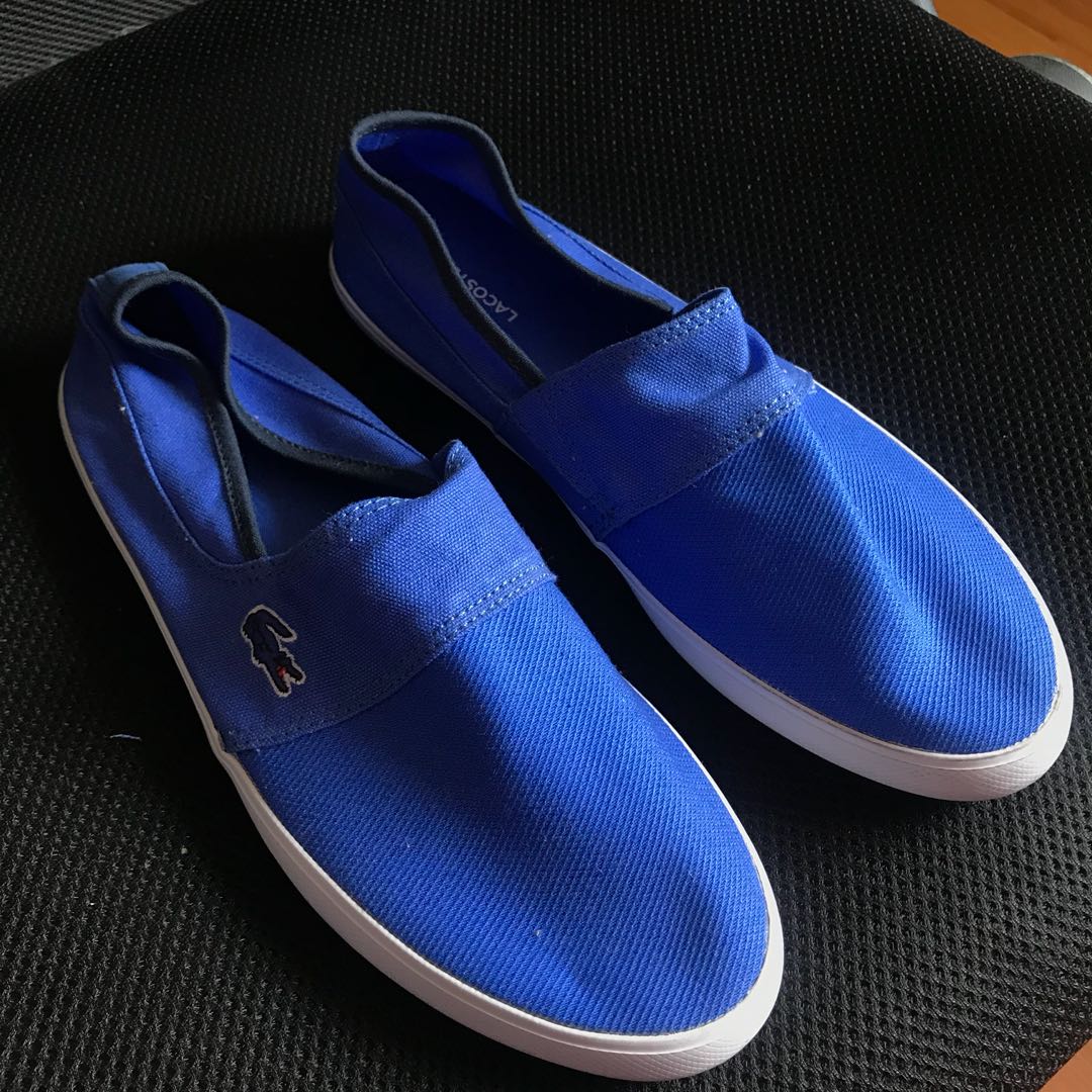 Brand New Lacoste Blue Sneakers, Men's Fashion, Footwear, Sneakers on ...