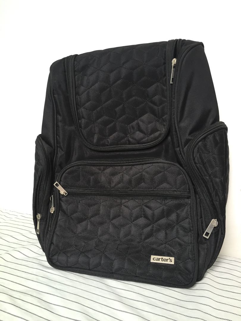 Carter s Stitched Backpack Diaper Bag w Changing Pad Babies Kids Going Out Diaper Bags Wetbags on Carousell
