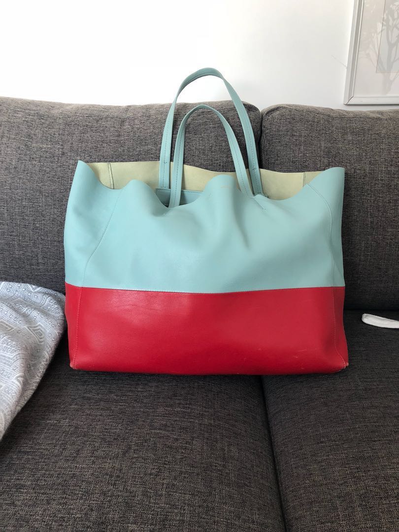 Celine cabas hot sale two tone