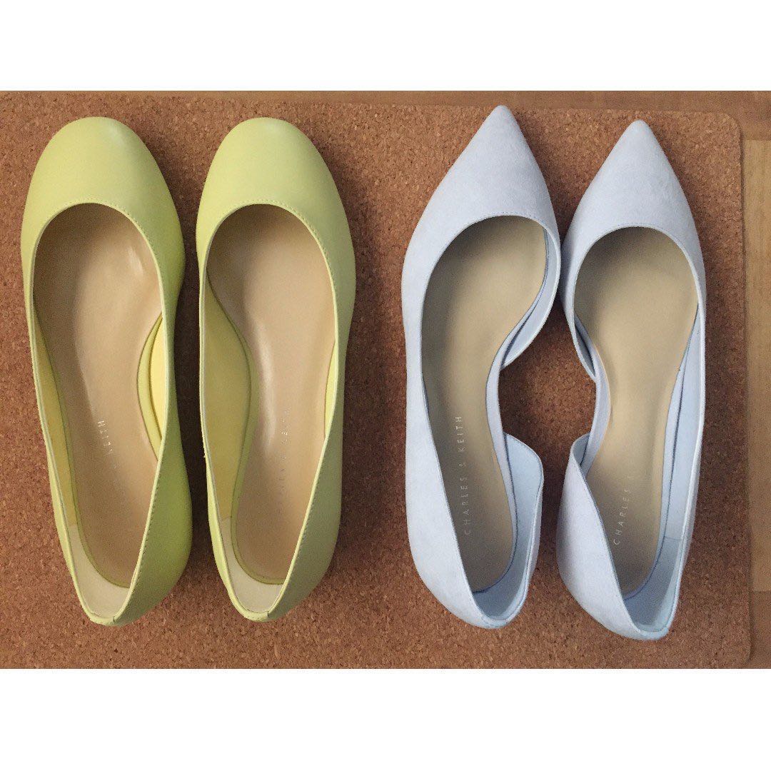 pale yellow flats