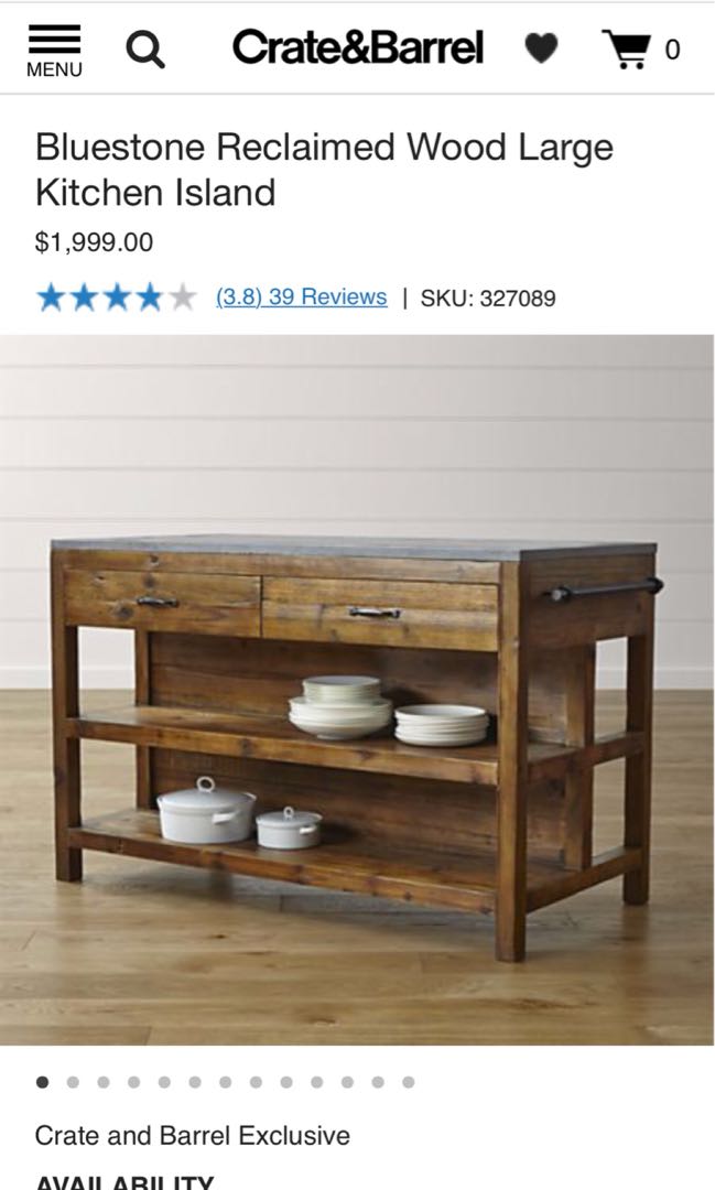 Crate And Barrel Kitchen Island Table, French Kitchen Island Crate And Barrel