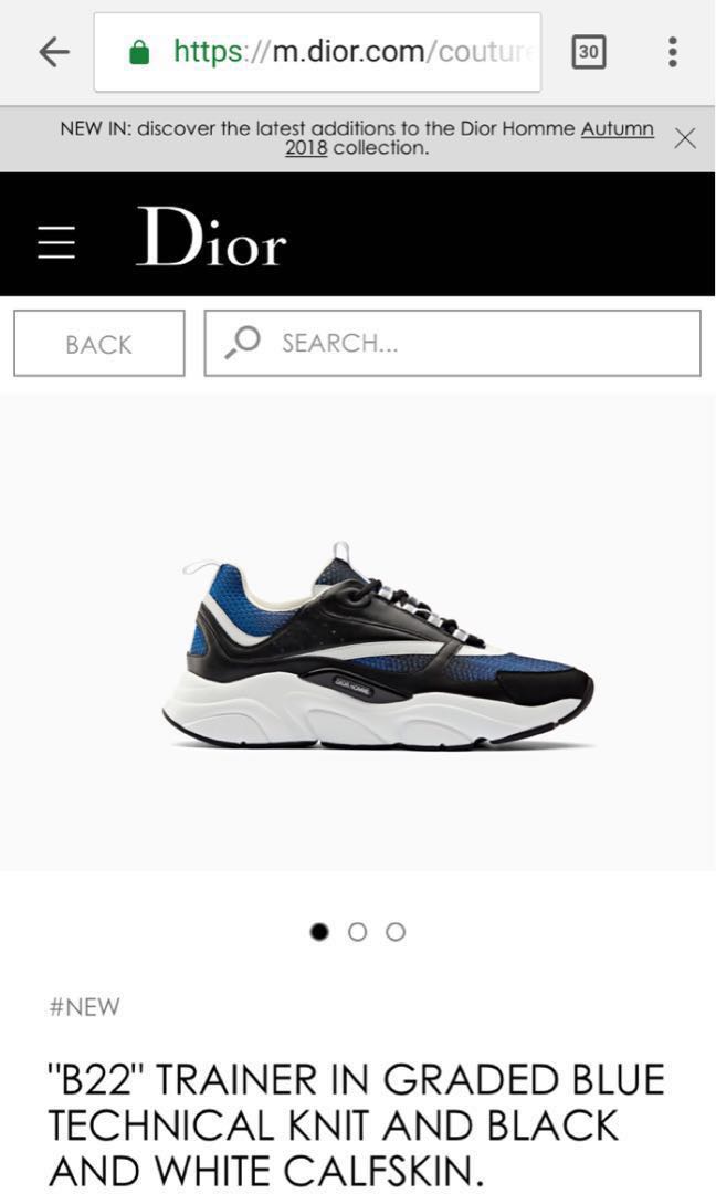 dior homme trainer sneakers