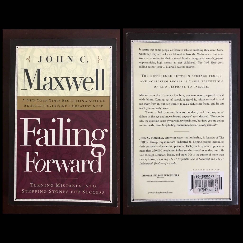 Failing Forward Turning Mistakes Into Stepping Stones For Success