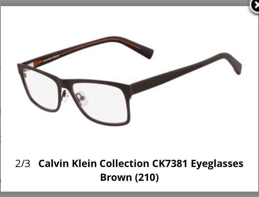 Genuine Calvin Klein eyeglasses Avail in brown olive color