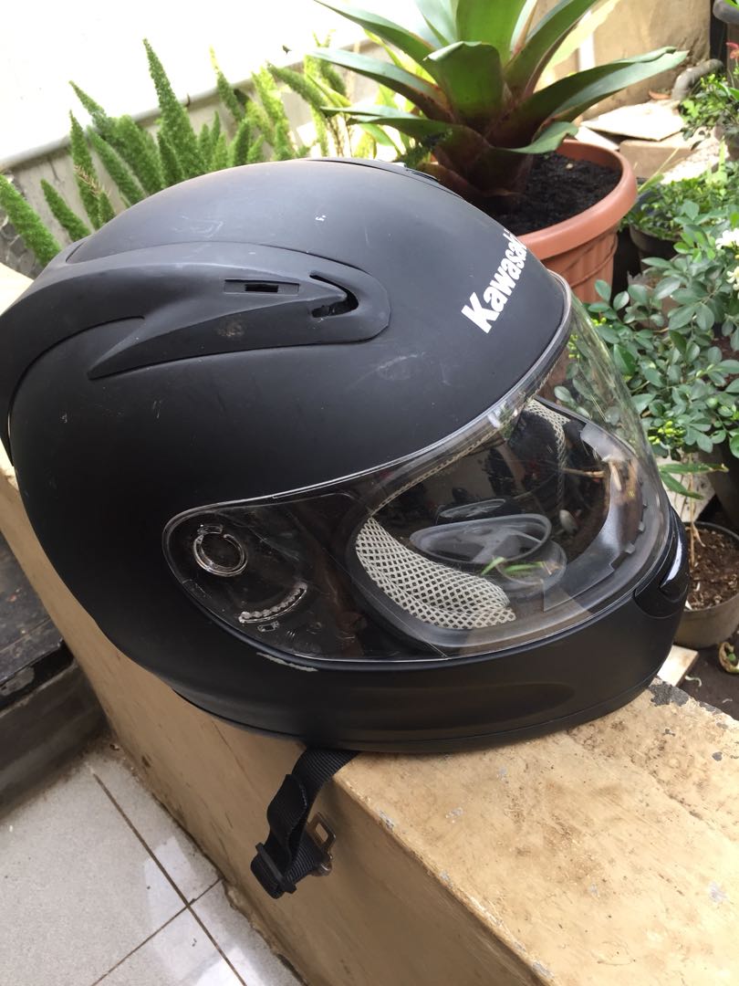 Helm full 2025 face kawasaki