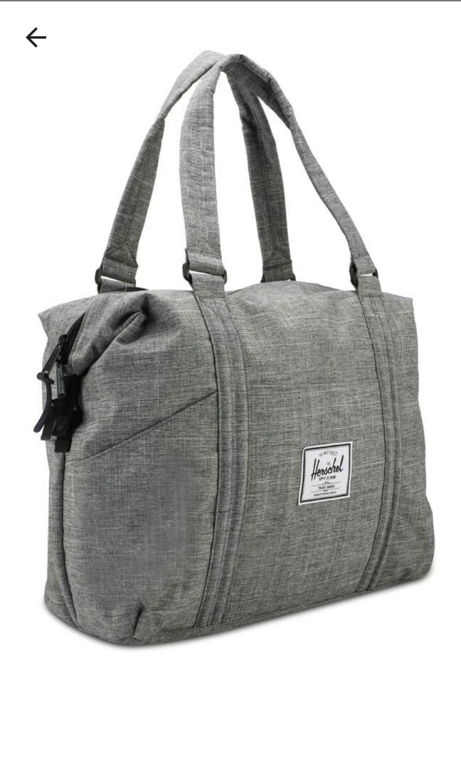 Peach/Light Grey Crosshatch Small 12.5L Herschel Strand Shoulder Bag 