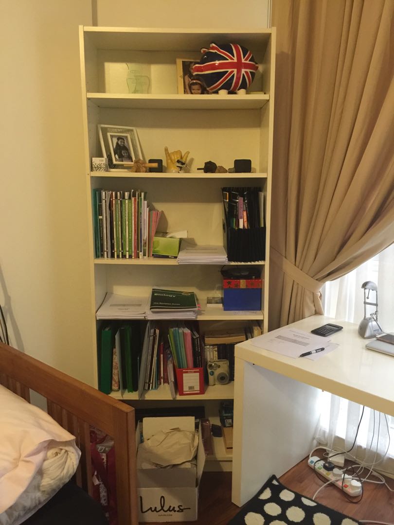 IKEA Malm (pull out panel) Study Table / desk / bookcase, Furniture