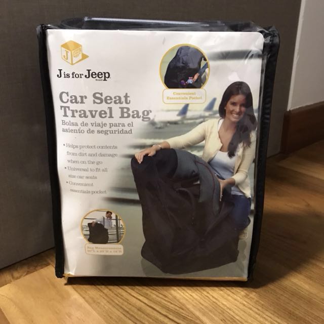 J Is For Jeep Car Seat Travel Bag Babies Kids On Carou J Is For Jeep Car Seat Travel Bag