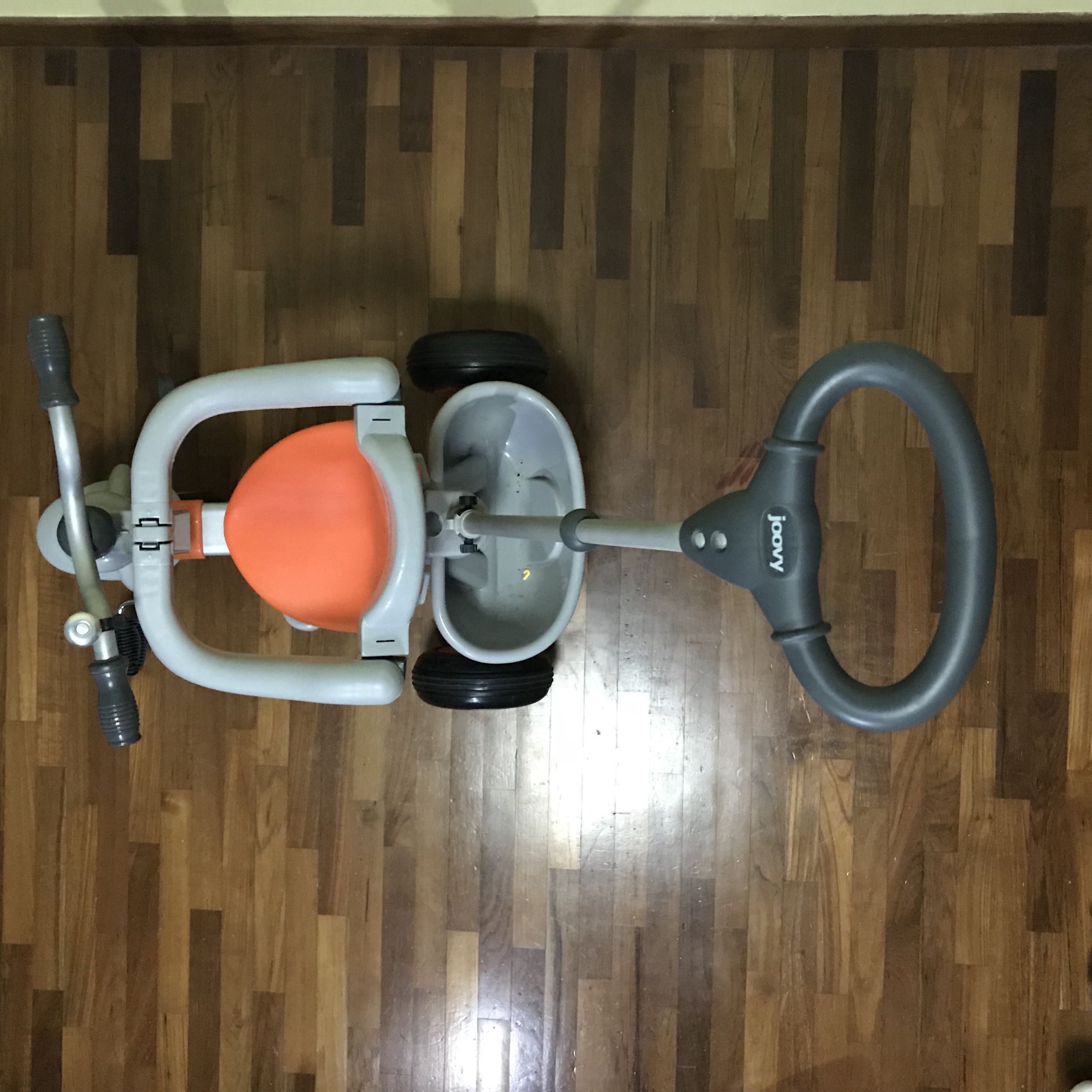 Joovy Tricycoo Toddler Tricycle Push Bike Toy Orange Babies Kids Infant Playtime on Carousell