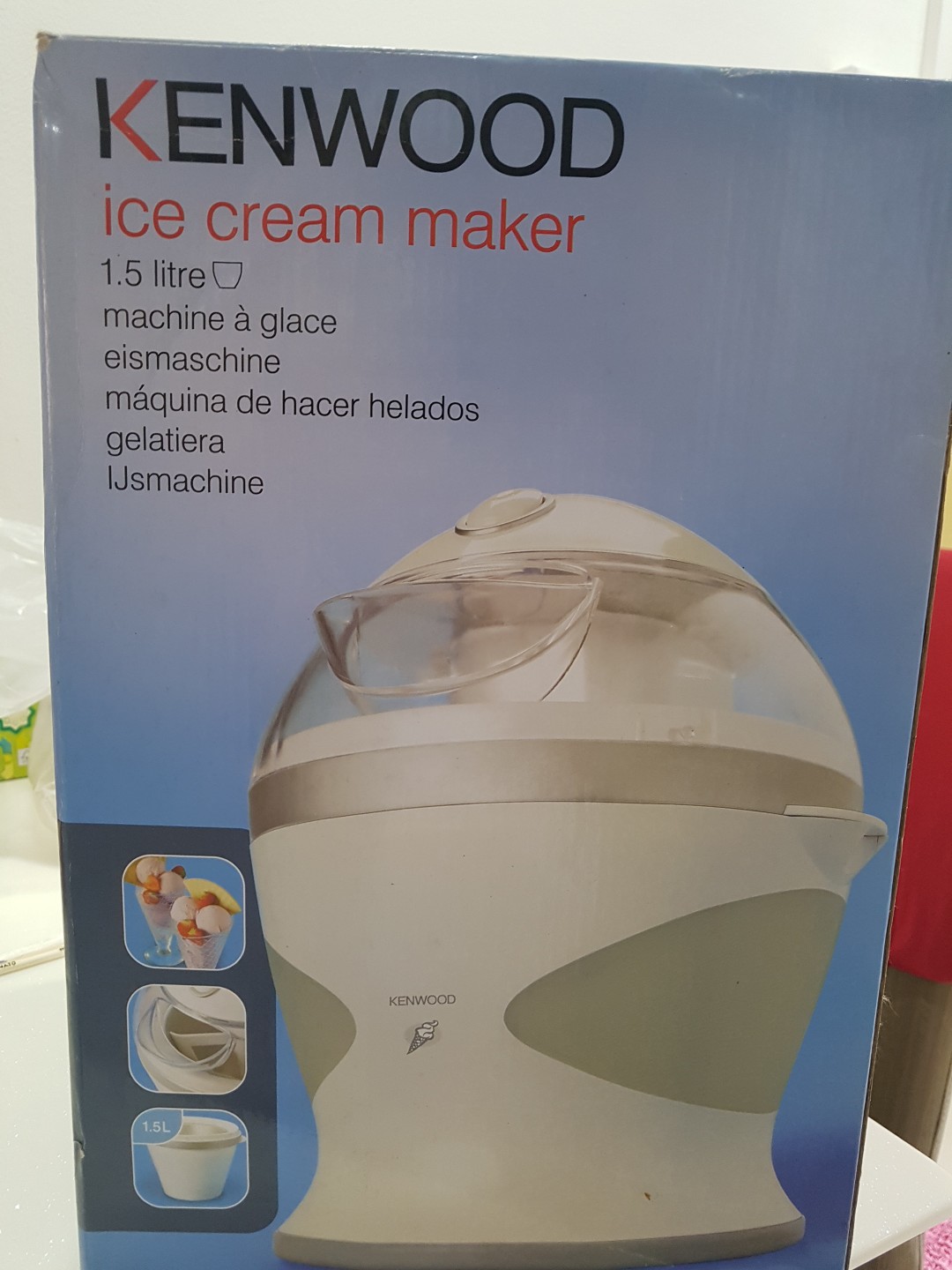 My New Kenwood IceCream Maker Messy Witchen atelieryuwa.ciao.jp