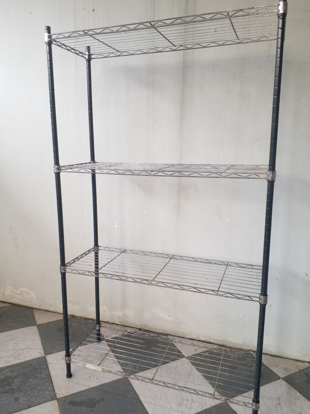 KRISBOW Wire rack Storage Selves 4 rows By AceHardware, Perabotan Rumah