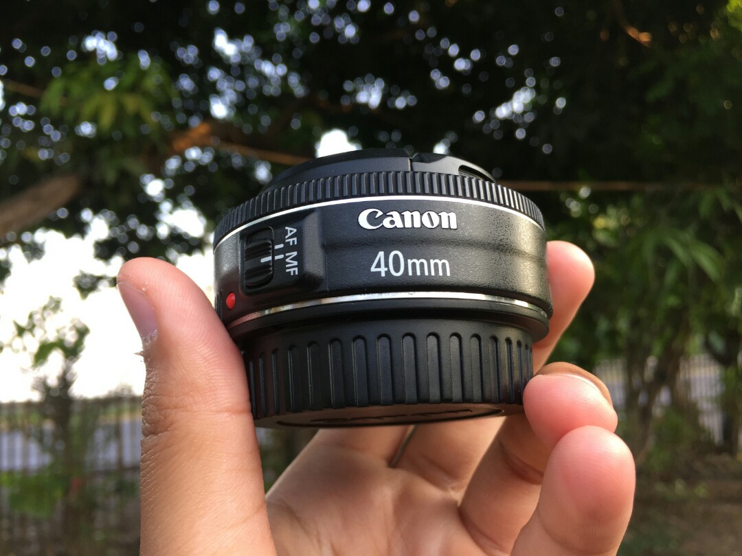 lensa fix canon 40mm stm f2 8