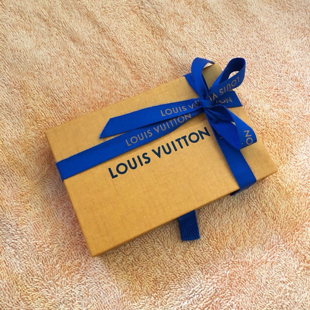 Louis Vuitton Gift Box and Blue Ribbon (Small)
