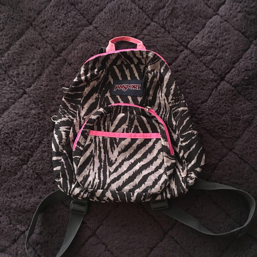jansport zebra print backpack