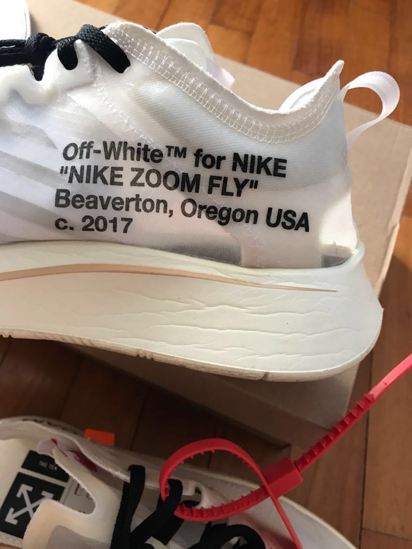 Off white zoom discount fly real vs fake