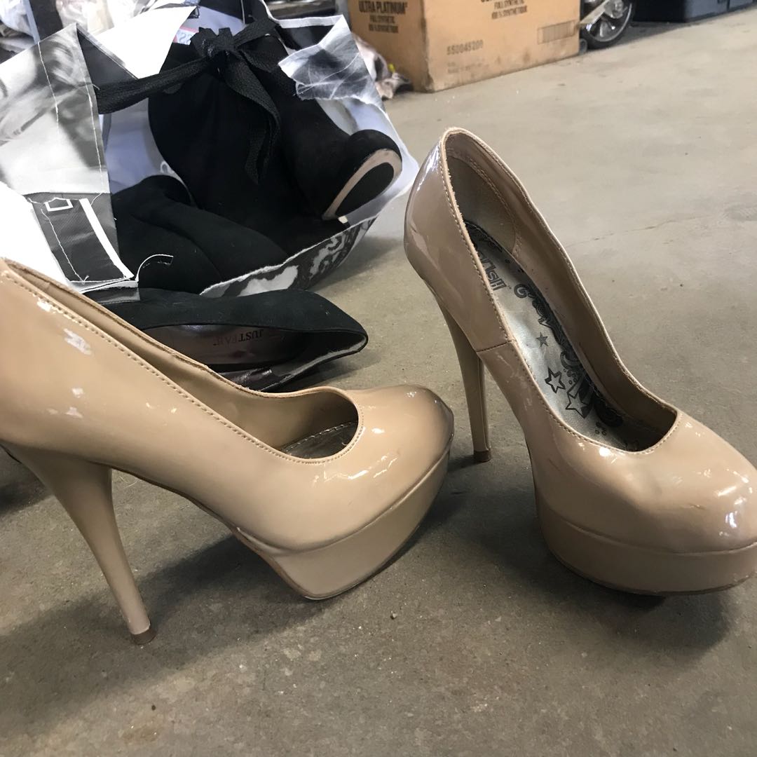 nude heels size 6