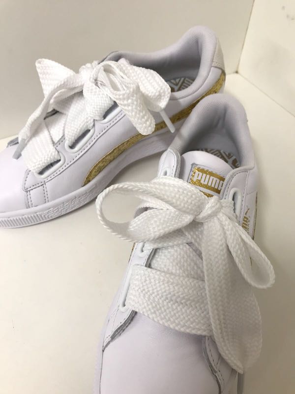 Puma basket store heart glitter sneaker