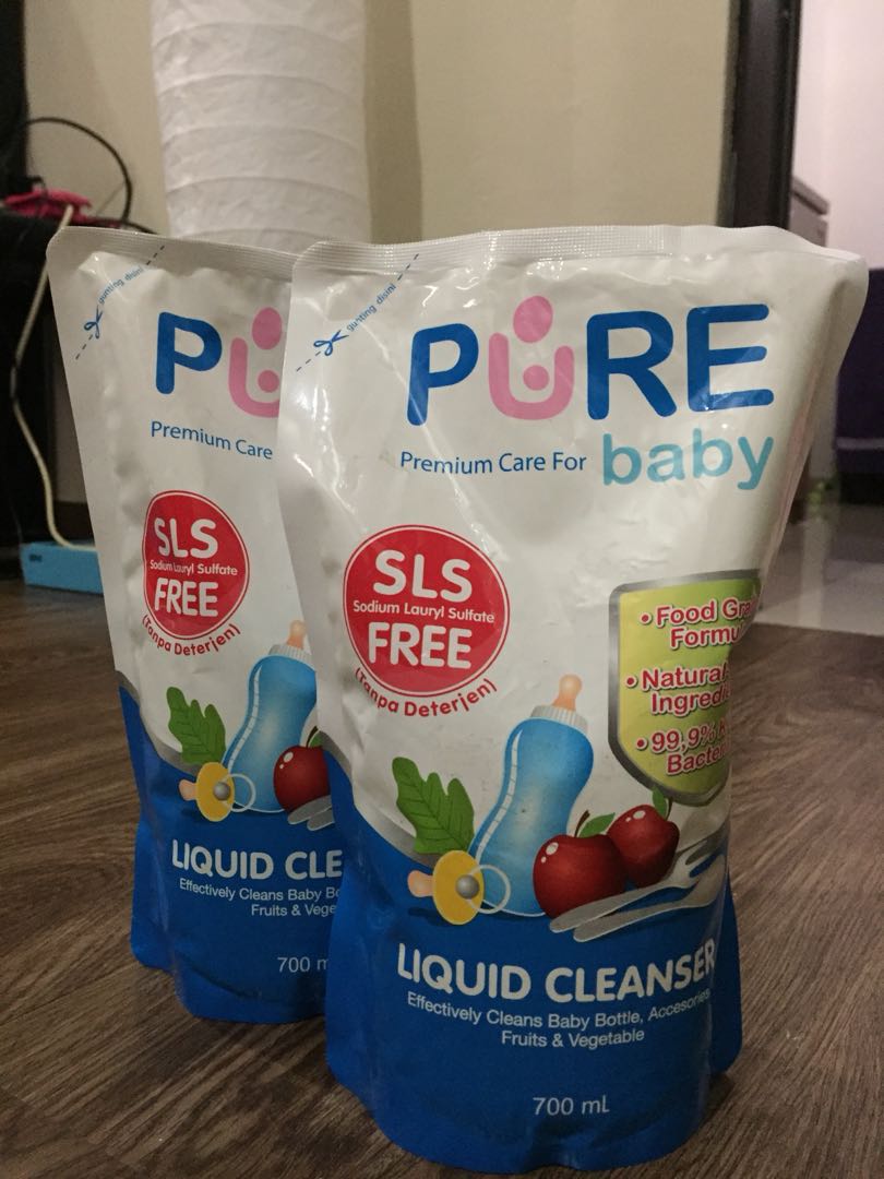 pure baby bottle cleanser