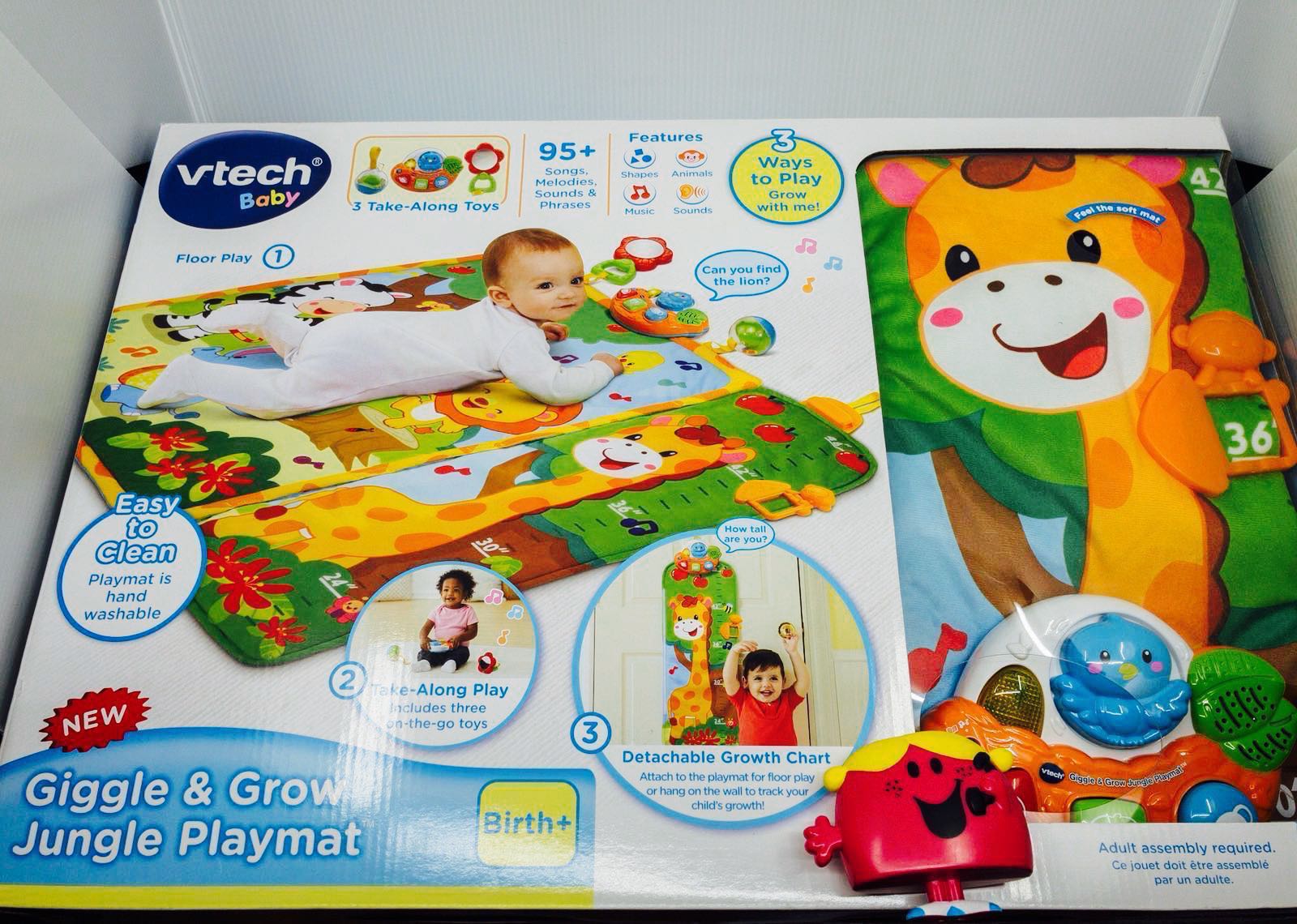 vtech giggle & grow jungle playmat