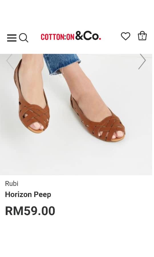 Rubi Flat Shoes (Category: Flats) located in Ipoh. Submitted by alizaezzati (Listing ID 173104708, Image 3). Description: Used Once!! RM45 inc postage Bought at RM59.